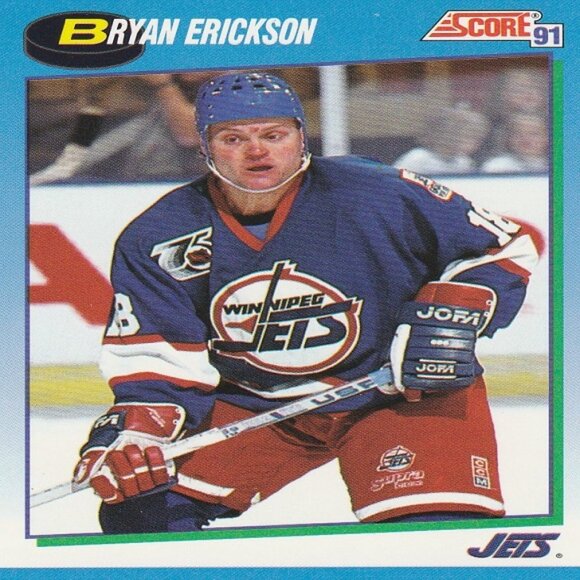 Bryan Erickson - Winnipeg Jets NHL Hockey Card Collection - Picture 3 of 3